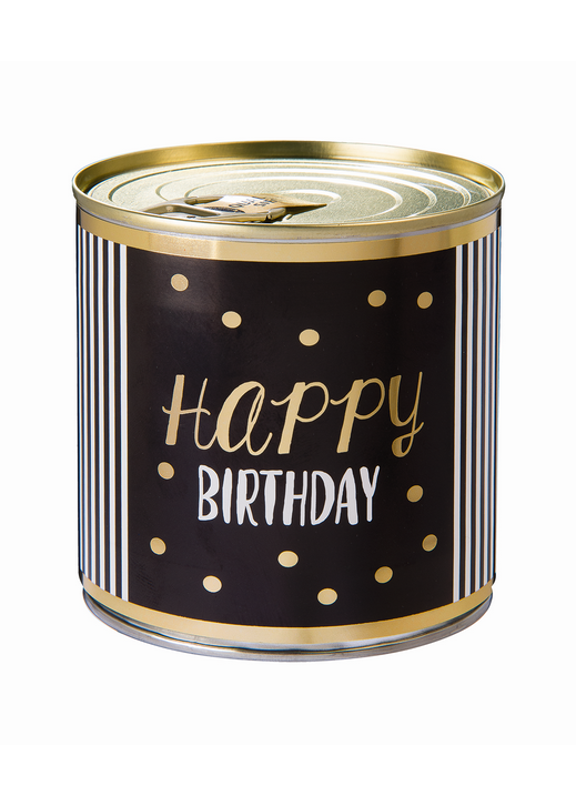 Cancake Happy Birthday gold dots black&white Edition Brownie (92,50€/Kg)