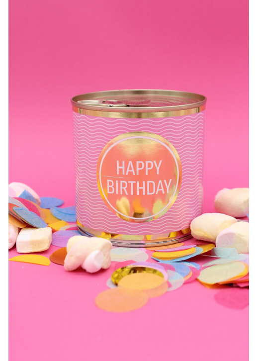 Cancake Happy Birthday pink Schwarzwälder Kirschkuchen (76,18€/Kg)