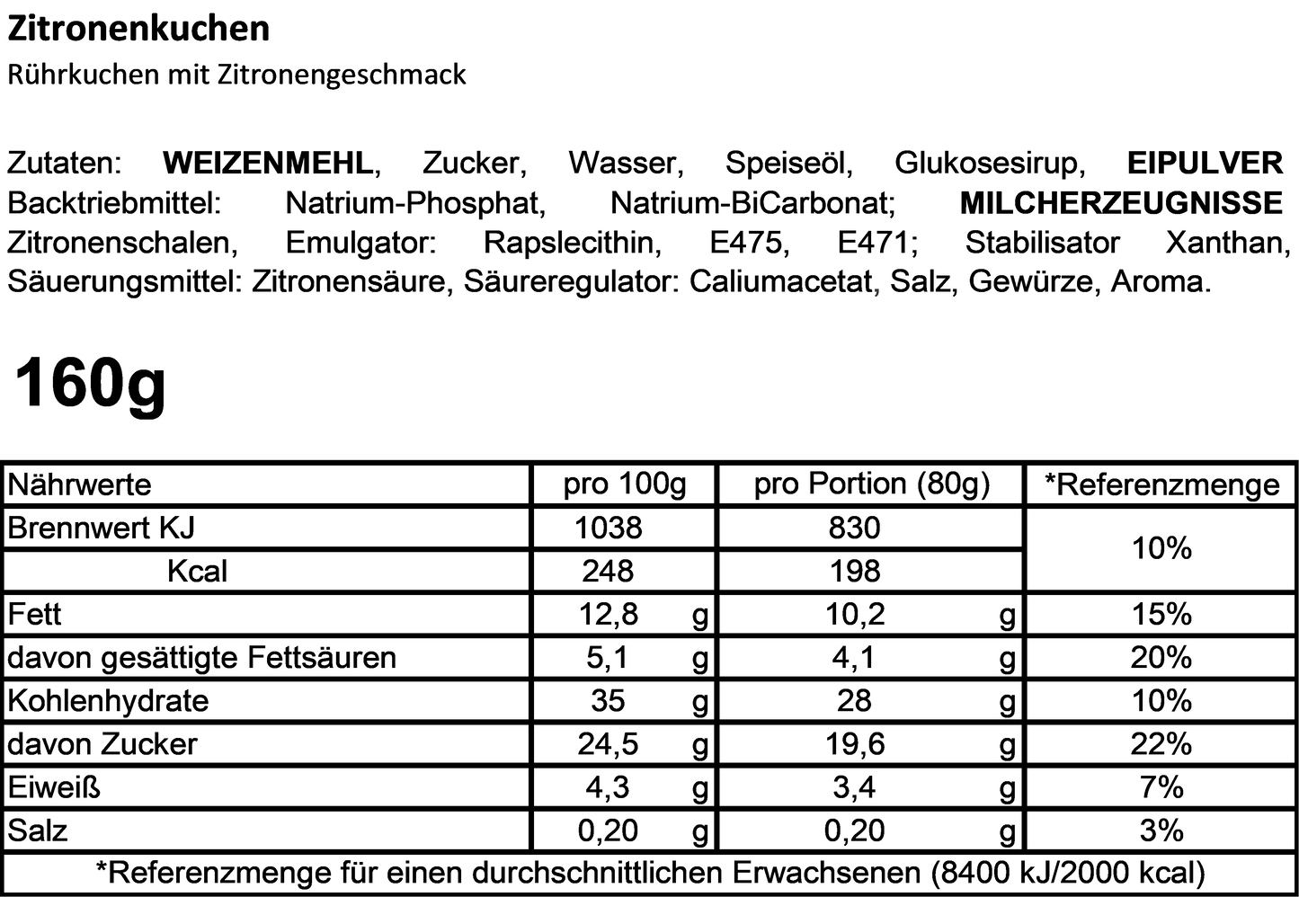 Cancake Happy Birthday Polka Dots Zitrone (80,94€/Kg)